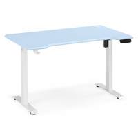 Компьютерный стол Маркос 120х75 голубой / белый