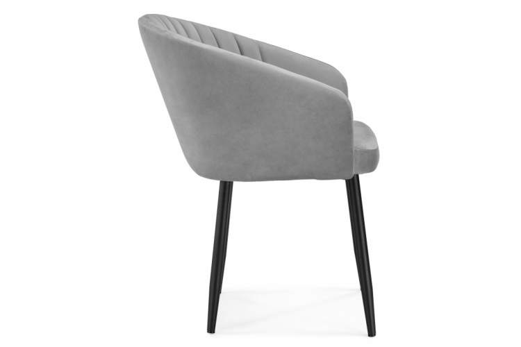 Стул на металлокаркасе Корсо темно-серое / черное-3