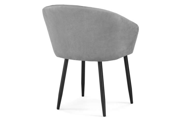 Стул на металлокаркасе Корсо темно-серое / черное-4