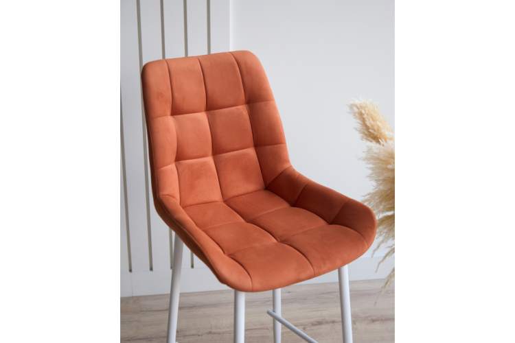 Барный стул Челси терракотовый (zd 432) / белый-6