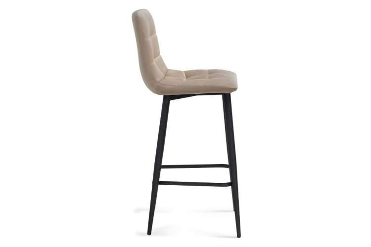Барный стул Чилли К бежевый / черный-2