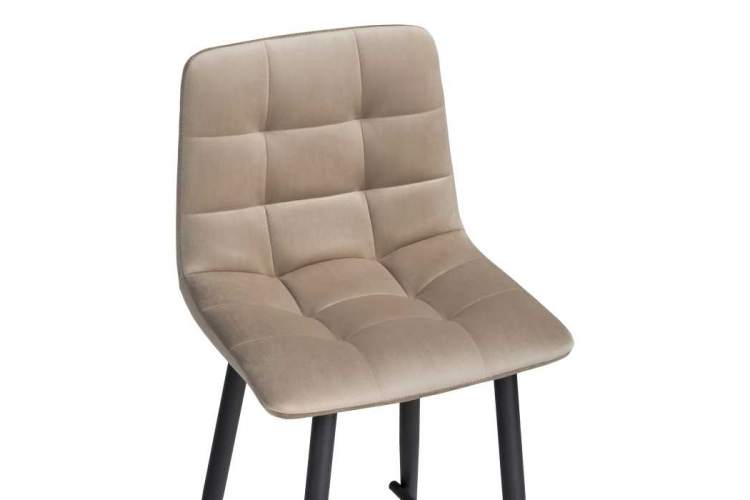 Барный стул Чилли К бежевый / черный-4