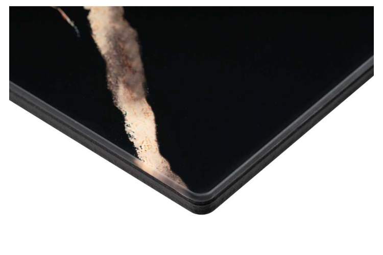 Стол стеклянный Торвальд 140(200)х80х77 обсидиан / черный-7