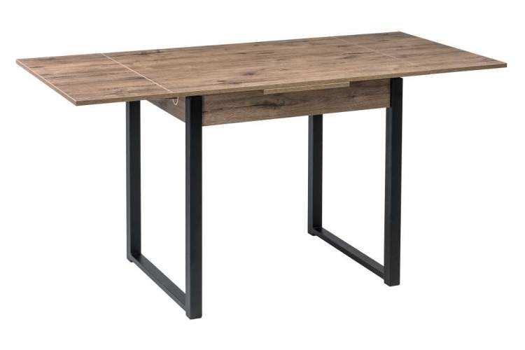 Стол деревянный Форли дуб велингтон / черный матовый-1