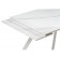 Габбро 140(200)х80х76 белый мрамор / белый Обеденный стол