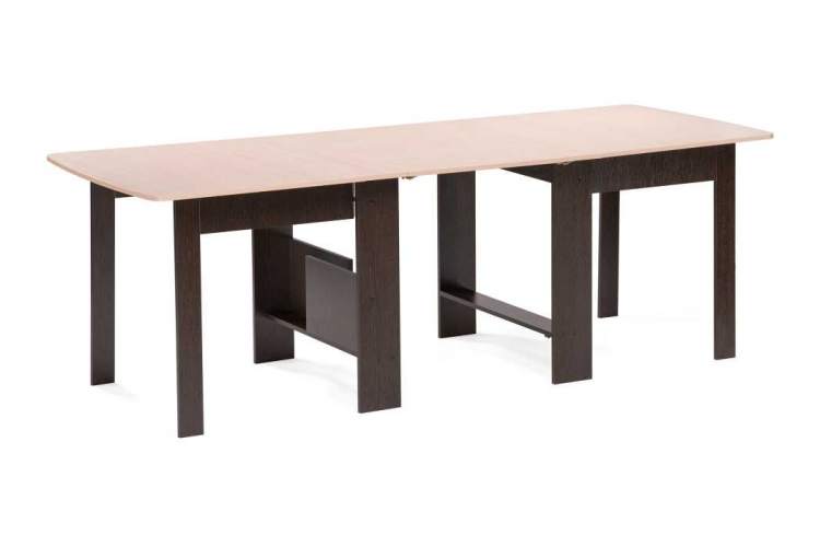 Стол деревянный СтК7 венге / дуб молочный