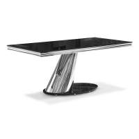 Стол стеклянный Kolonel черный