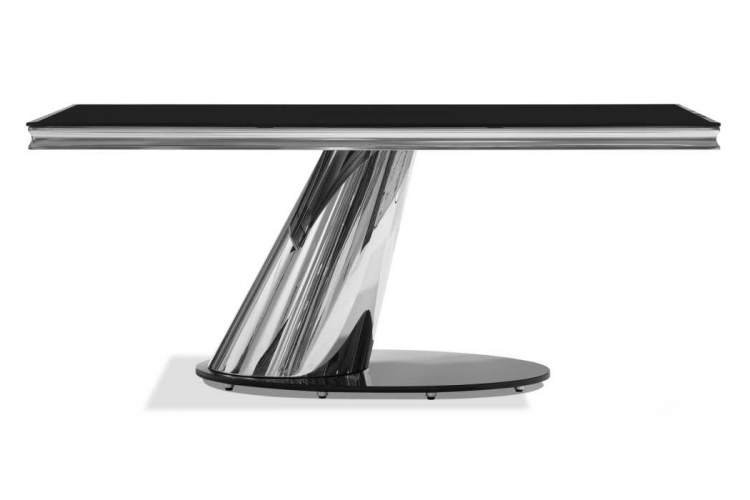 Стол стеклянный Kolonel черный-1