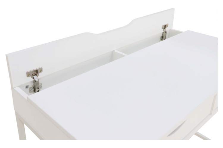 Компьютерный стол Дейл белый шелк-8