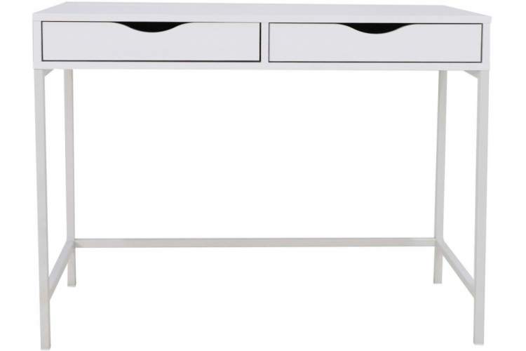 Компьютерный стол Дейл белый шелк-10