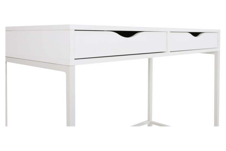 Компьютерный стол Дейл белый шелк-11