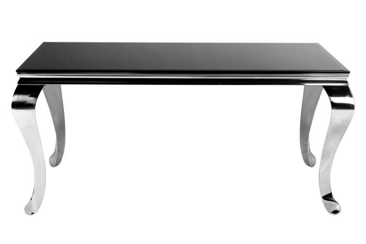 Стол стеклянный Sondal 160 см черный-6