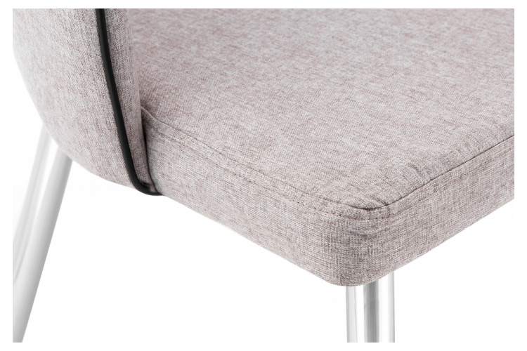 Стул на металлокаркасе Benza beige fabric-5