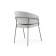 Стул на металлокаркасе Лео серый brendy monsoon 22 / капучино