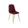 Стул на металлокаркасе Dabl wine red