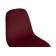 Стул на металлокаркасе Dabl wine red