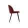 Gabi 1 wine red / black Стул на металлокаркасе