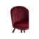 Gabi 1 wine red / black Стул на металлокаркасе