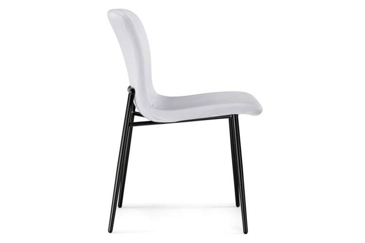 Стул на металлокаркасе Игон серый / черный муар-3