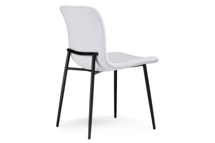 Стул на металлокаркасе Игон серый / черный муар-4