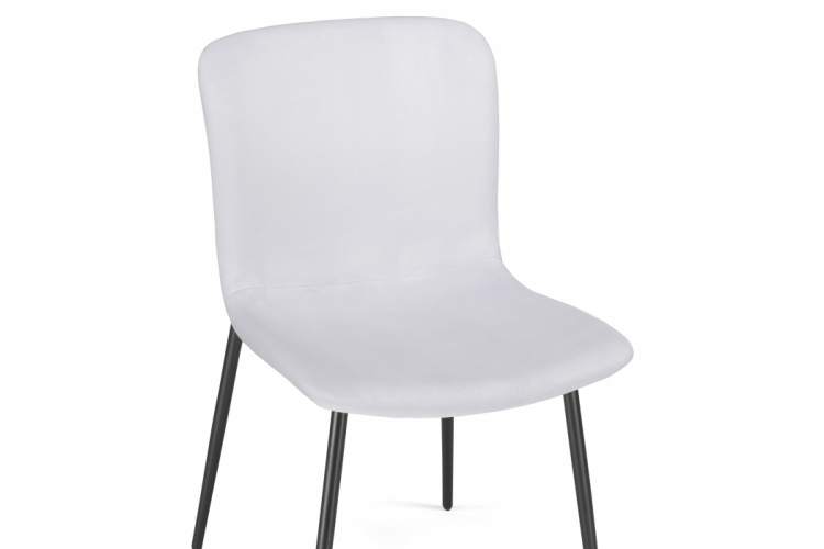 Стул на металлокаркасе Игон серый / черный муар-5