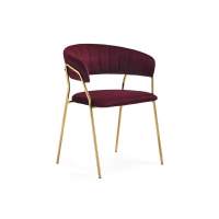 Kamelia 1 wine red / gold Стул на металлокаркасе Kamelia 1 wine red / gold Стул на металлокаркасе