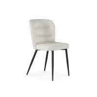 Стул на металлокаркасе Kilian light beige / black Стул на металлокаркасе Kilian light beige / black