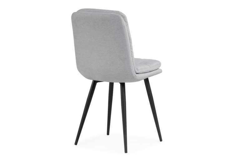 Стул на металлокаркасе Майк светло-серый / черный-4