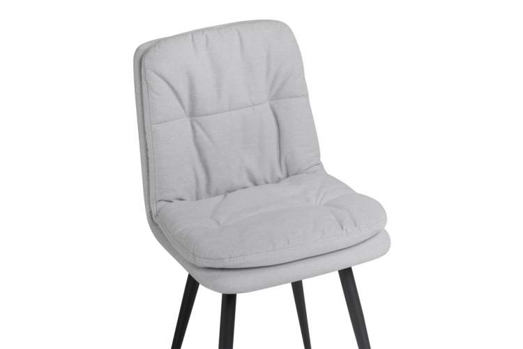 Стул на металлокаркасе Майк светло-серый / черный-5