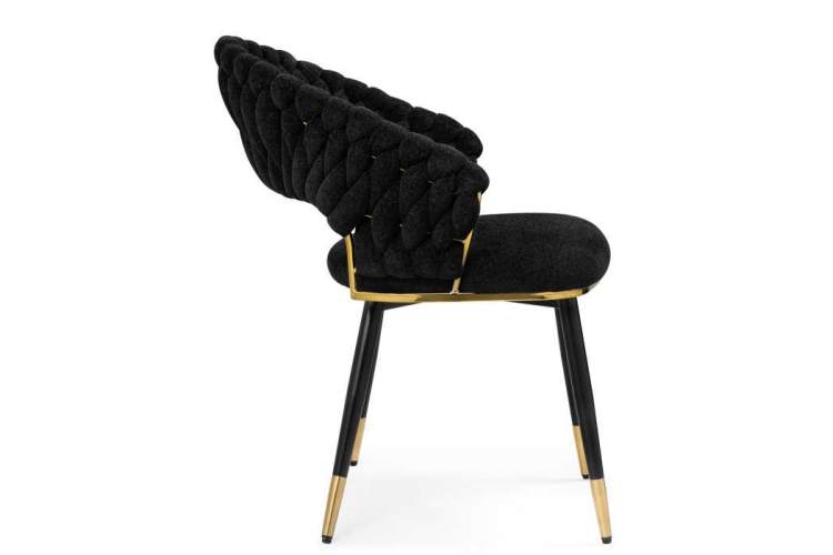 Стул на металлокаркасе Rakel black / gold-2
