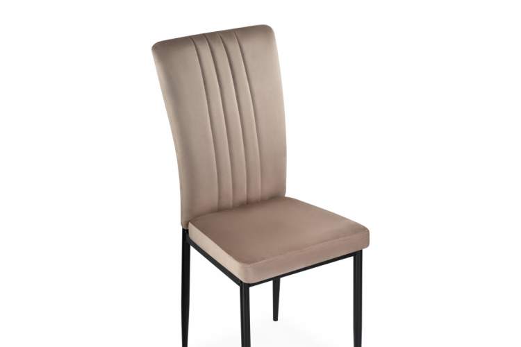 Стул на металлокаркасе Rek cappuccino / black-5