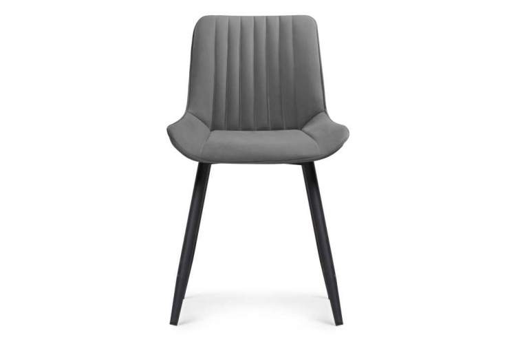 Седа темно-серый / черный Стул на металлокаркасе-2