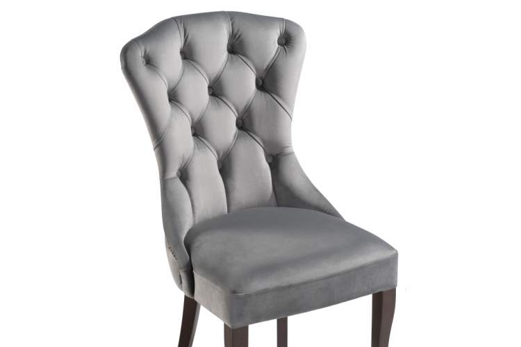 Стул деревянный Милано 1 серый / орех-5