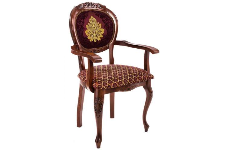 Стул деревянный Adriano 2 вишня с патиной