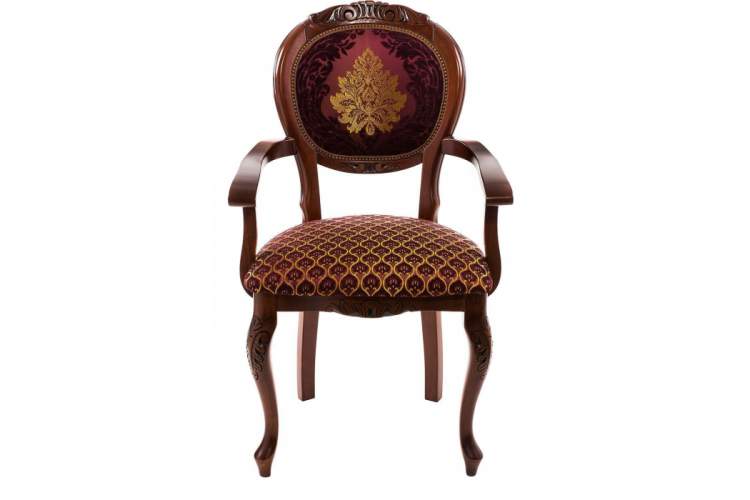 Стул деревянный Adriano 2 вишня с патиной-5