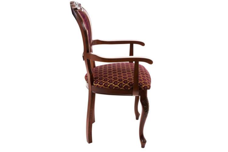 Стул деревянный Adriano 2 вишня с патиной-7