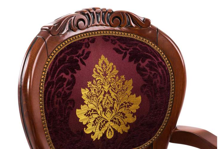 Стул деревянный Adriano 2 вишня с патиной-8