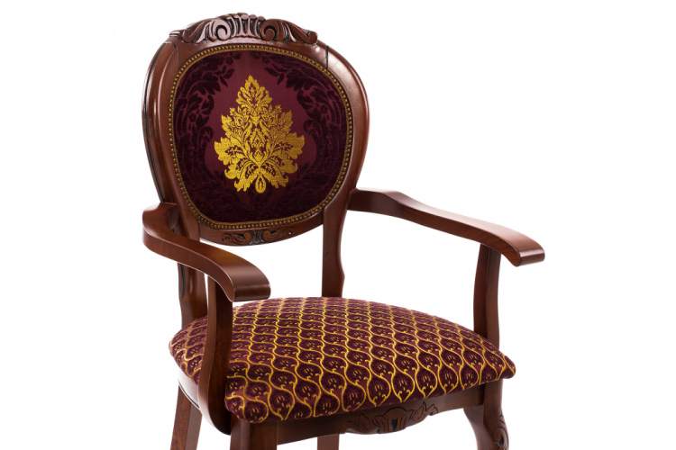 Стул деревянный Adriano 2 вишня с патиной-16