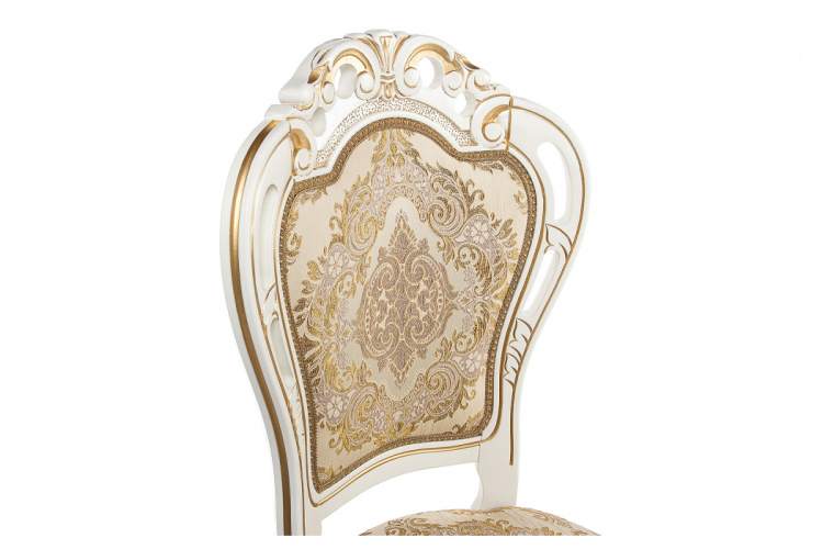 Стул деревянный Bronte слоновая кость с патиной-9