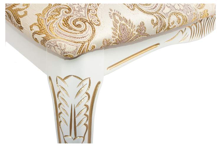 Стул деревянный Bronte слоновая кость с патиной-13