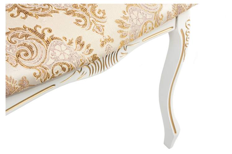 Стул деревянный Bronte слоновая кость с патиной-14