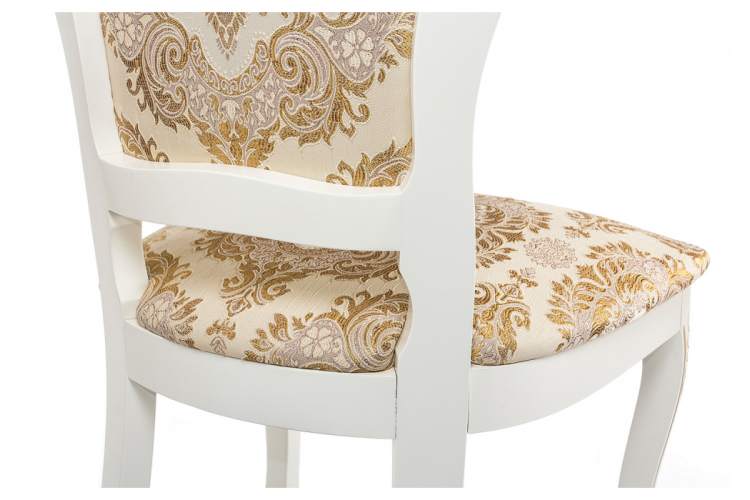 Стул деревянный Bronte слоновая кость с патиной-15