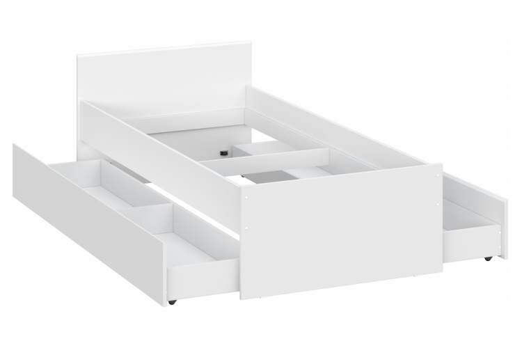 Кровать Валенсия белый текстурный-4