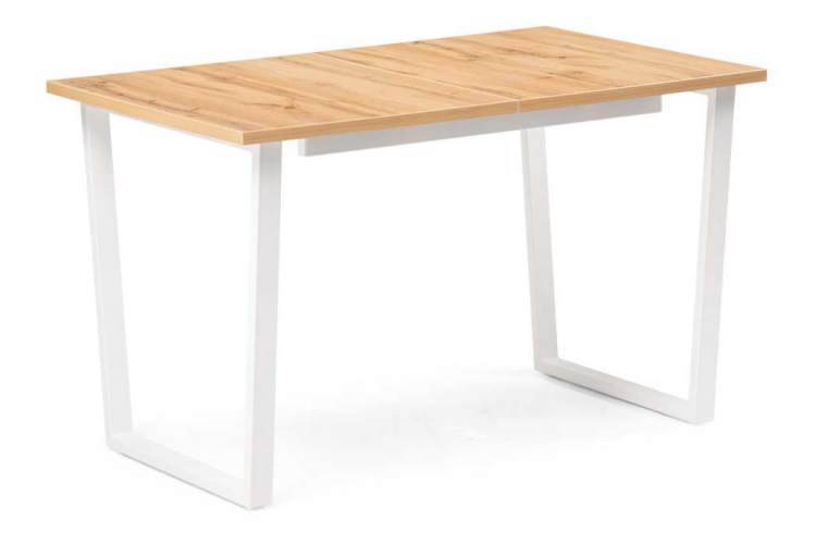 Стол деревянный Лота Лофт 120 25 мм дуб вотан / белый матовый