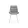 Стул на металлокаркасе Челси 360 светло-серый (ZD 960) / белый