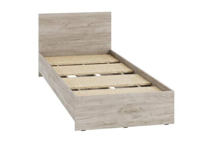 Кровать Адайн КР-080 80х200 дуб крафт серый / дуб крафт серый