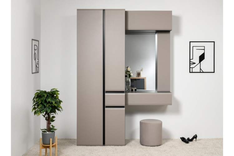 Прихожая Сейдиль 16.314.02 антрацит / веллюто капучино-1