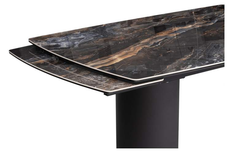 Керамический стол Маре 200(260)х100х77 neodom titanium lawa nero / черный-5