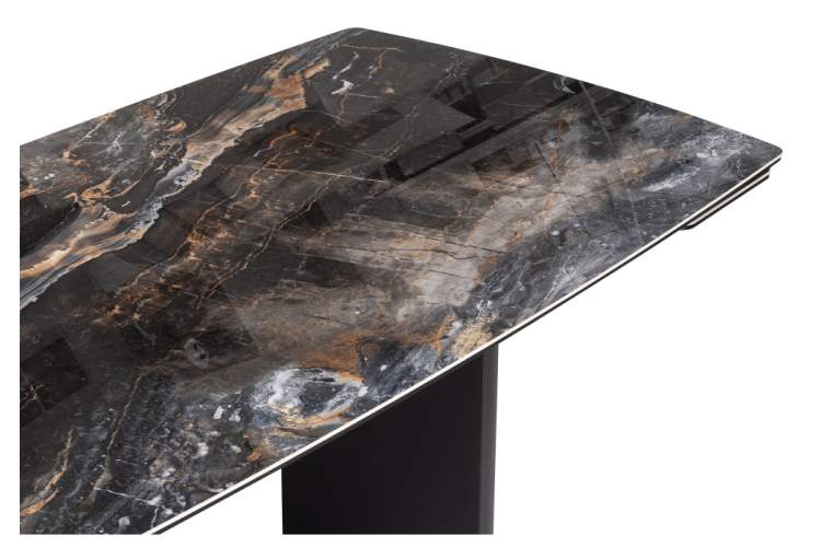 Керамический стол Маре 200(260)х100х77 neodom titanium lawa nero / черный-6