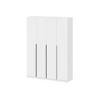 Шкаф Даиго четырехстворчатый белый текстурный